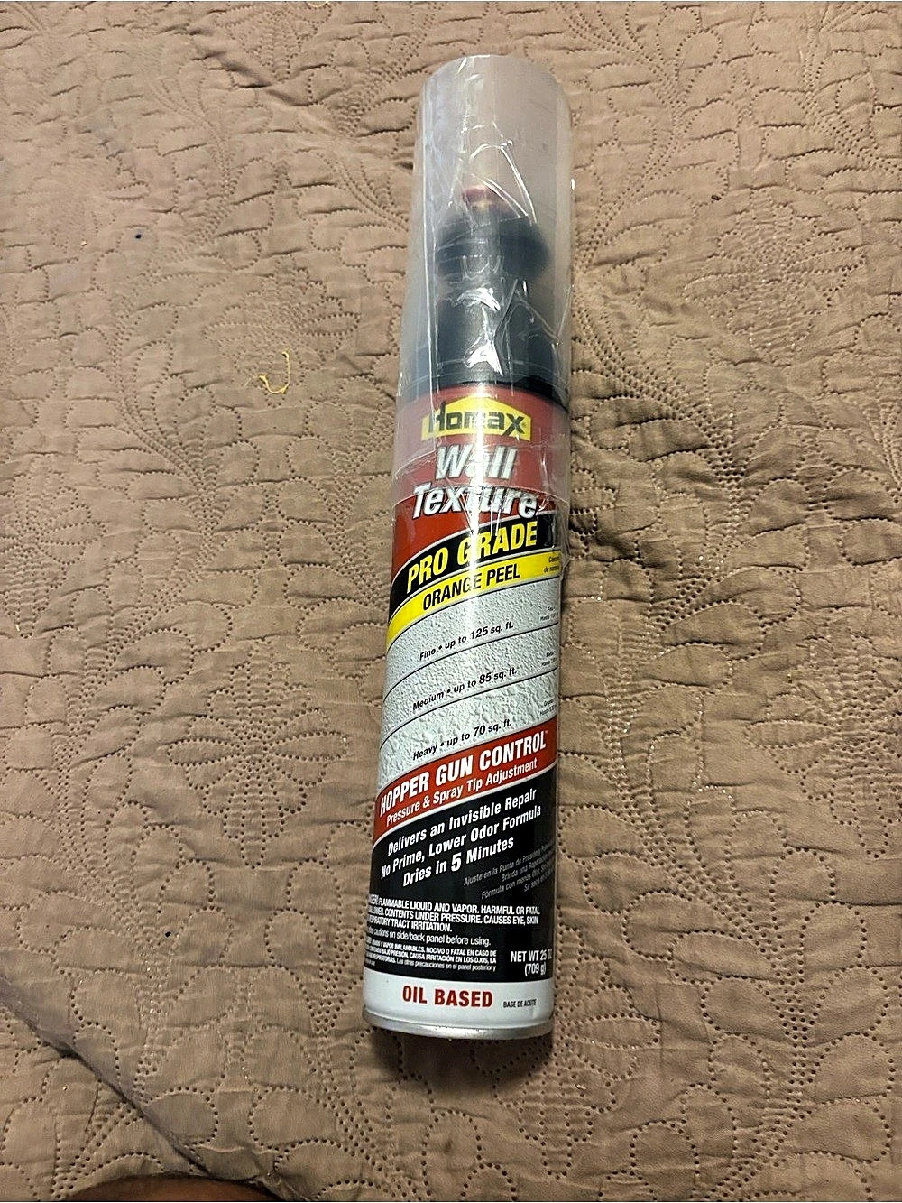 Krylon Pro Grade Orange Peel Texture Black & Yellow Spray Paint